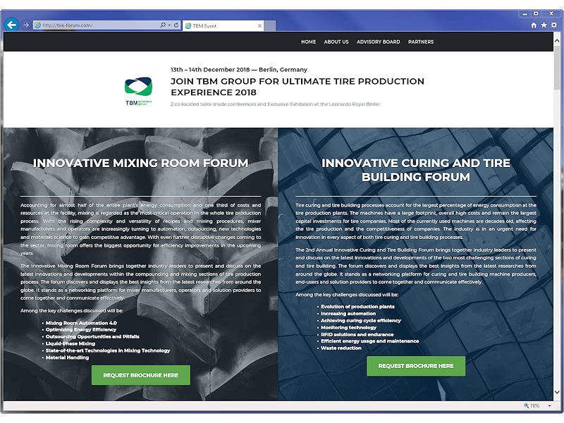 TBM Group Tagung Reifenprduktion in Berlin