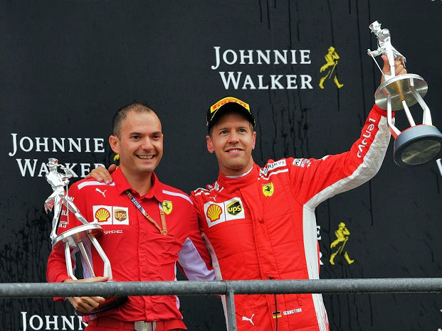 Vettel in Spa tb