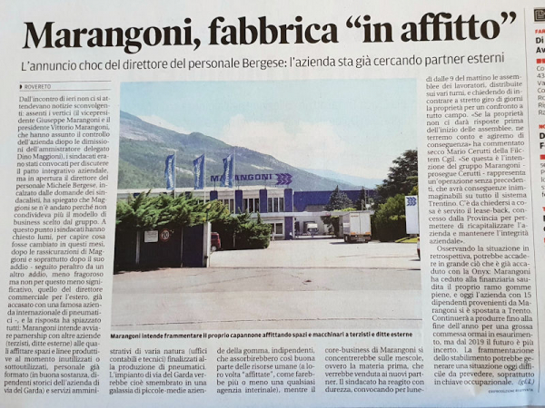 Marangoni Fabrik zu vermieten tb