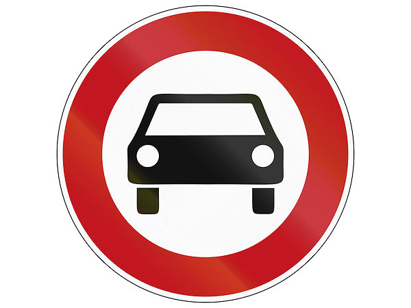 Pkw Einfahrverbotsschild