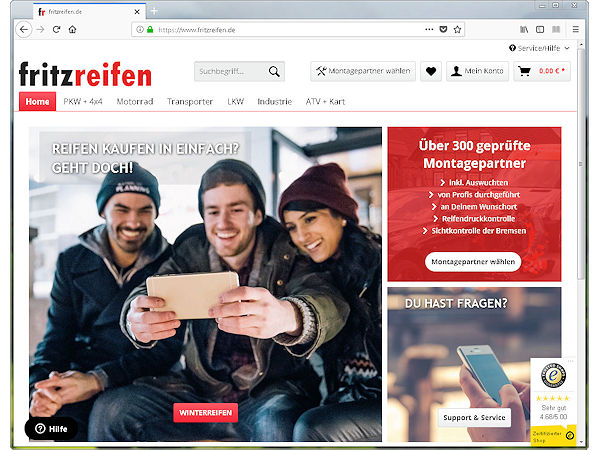 Website Fritzreifen