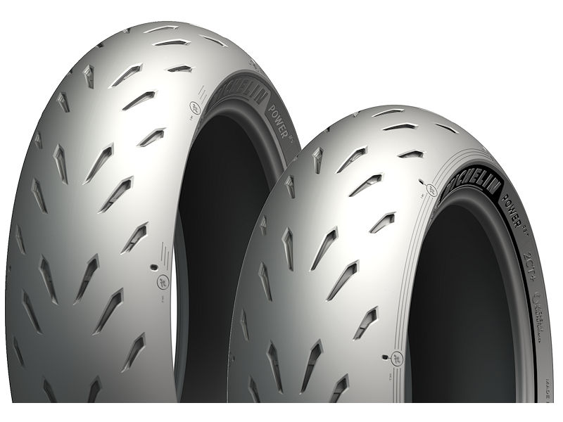 Michelin Hinterradreifen Power RS links und Power RS