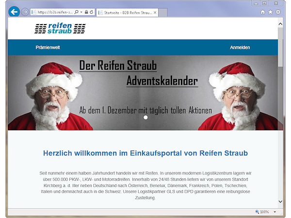 Reifen Straub Adventskalender