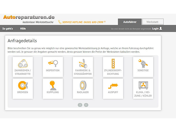 Saitow Werkstattportal Autoreparaturen