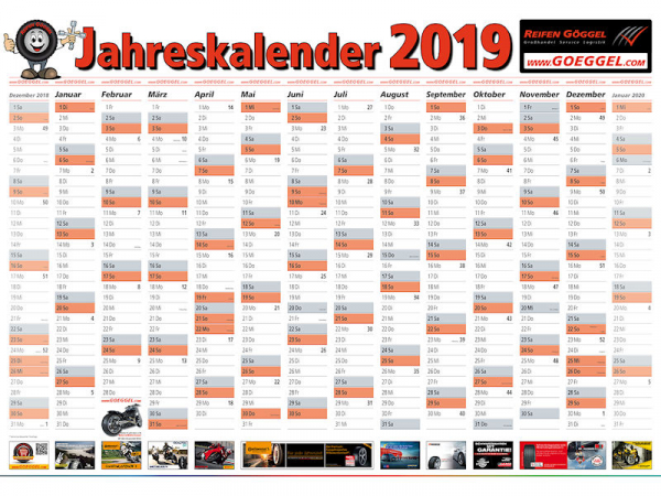 Göggel Jahresplaner 2019 tb