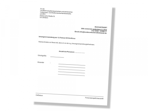 Innungsversammlung Bayern Sachsen