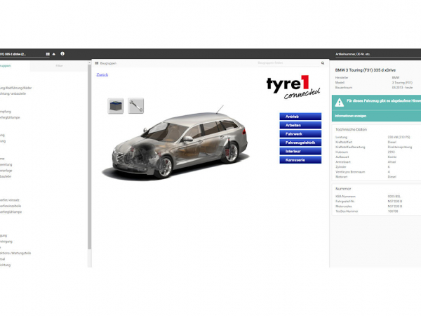 Tyre1 Connected Screenshot Kfz Teile Tool tb