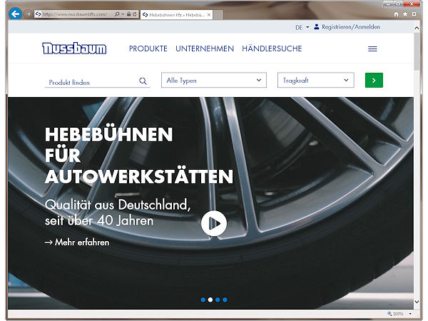 Nußbaum Web Relaunch
