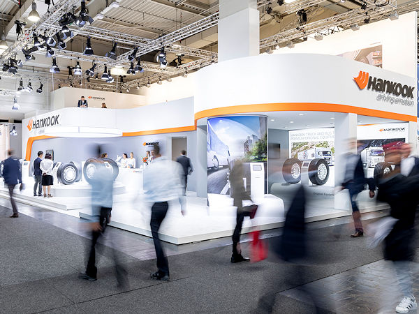 Hankook mit Nfz Reifen bei vielen Messen