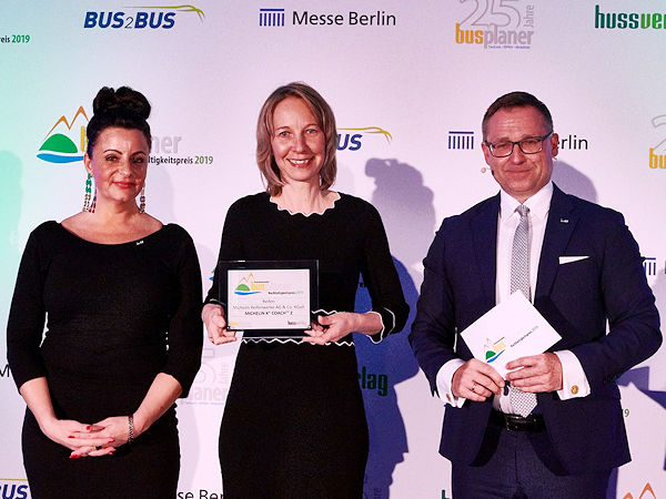 Michelin bekommt Busplaner Nachhaltigkeitspreis
