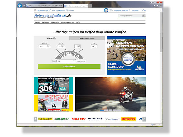 Delticom überarbeitet MotorradreifenDirekt