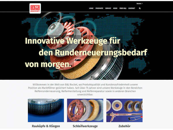 BJ Rocket Website Relaunch