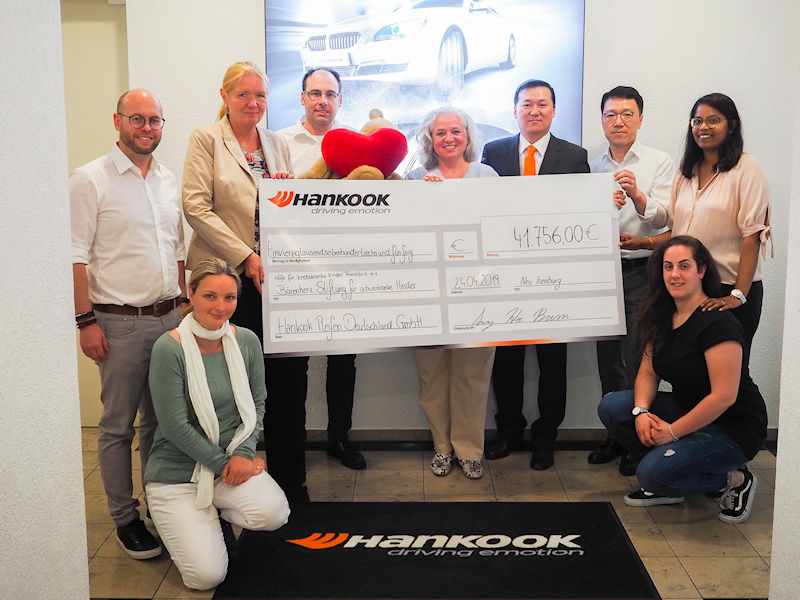 Hankook spendet an regionale Projekte tb