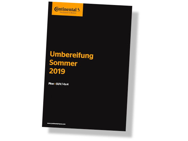 Conti Ratgeber Umbereifung Sommer 2019