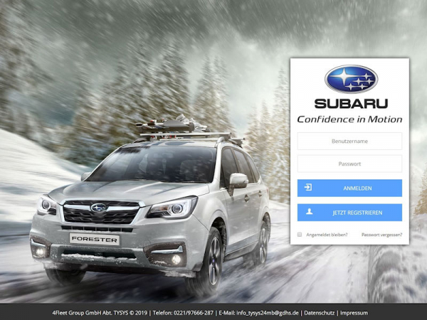 TYSYS überzeugt Subaru tb