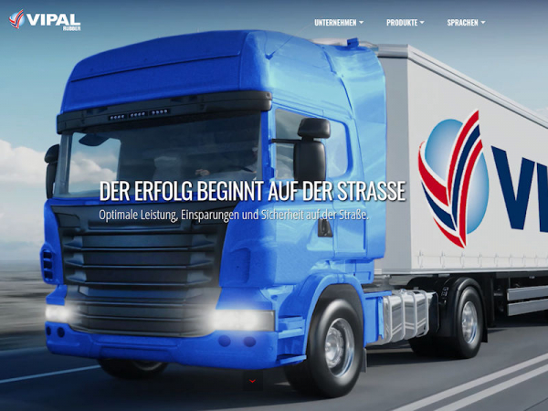 Vipal Rubber Europe Website tb