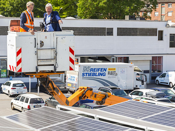 Reifen Stieibling Fotovoltaikanlage in Herne