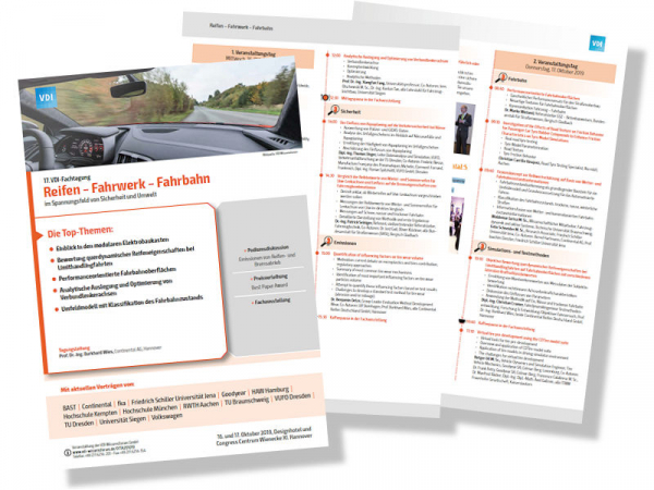 VDI Tagung Reifen Fahrwerk Fahrbahn