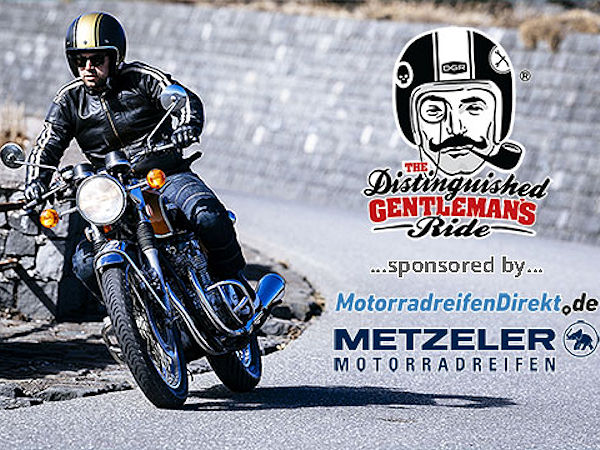 Delticom MotorradreifenDirekt unterstützt Distinguished Gentlemans Ride 2019