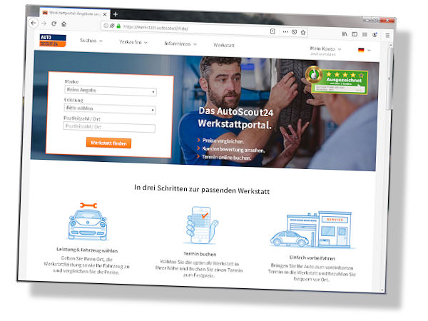 Autoscout24 Werkstattportal