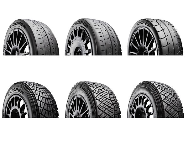 Cooper sechs neue Rallyereifen