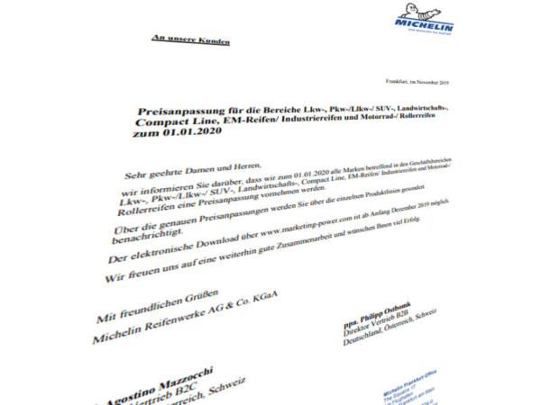 Michelin Preise tb