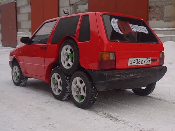 Garage 54 achtfach bereifter Panda