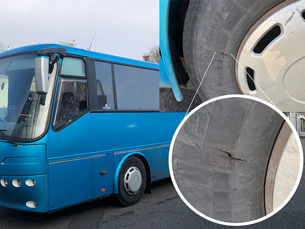Polizeipresse auf A3 stillgelegter Reisebus