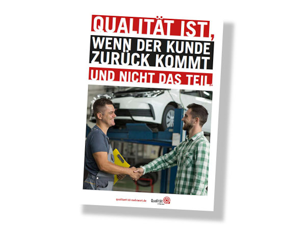 Qualität ist Mehrwert Poster
