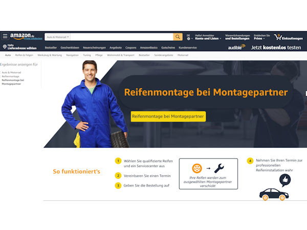 Amazon Motagepartner klein