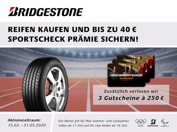 Bridgestone Aktion Wolf klein