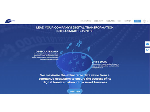 Lizeo neue Webseite