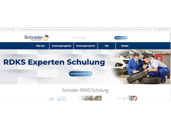 Schrader RDKS Schulungen