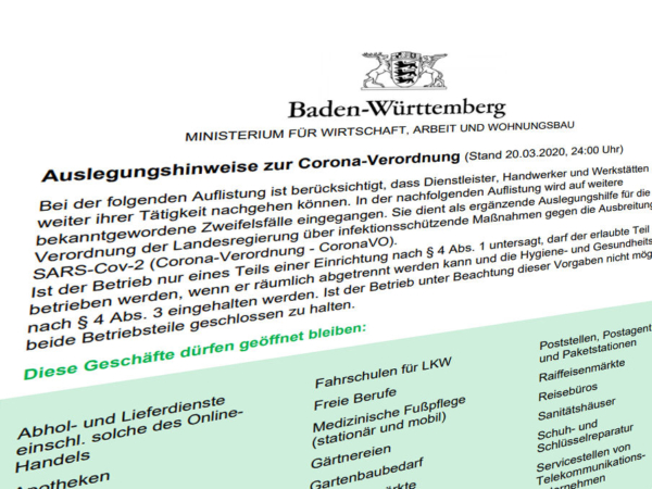 BW Corona Auslegung tb