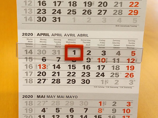 Aprilscherz 2020