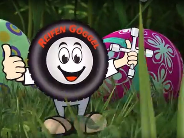 Reifen Göggel Ostergrüße