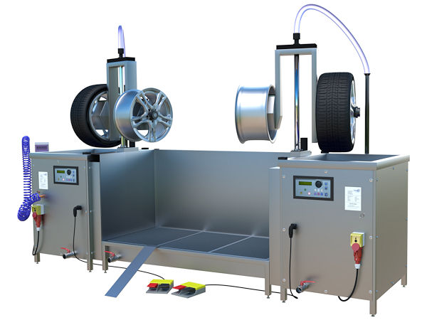 Tiresonic Tandemradwaschmaschine
