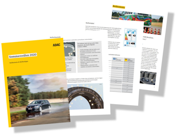 ADAC Sommerreifenbroschüre 2020