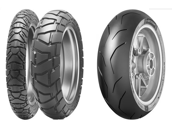 Dunlop Trailmax Mission links und SportSmart TT Trail