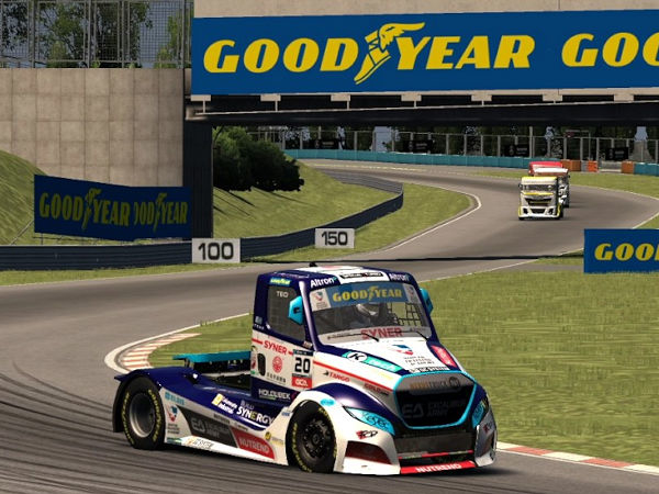 Goodyear virtuelles Truck Racing