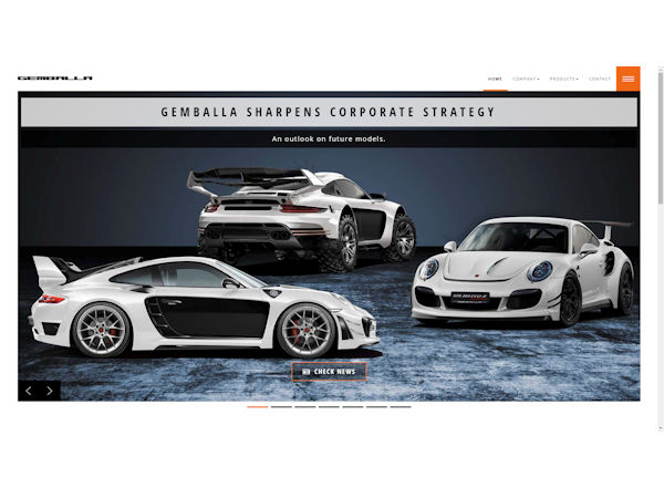 Gemballa Webseite klein