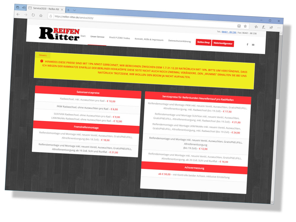 Reifen Ritter und der Wumms