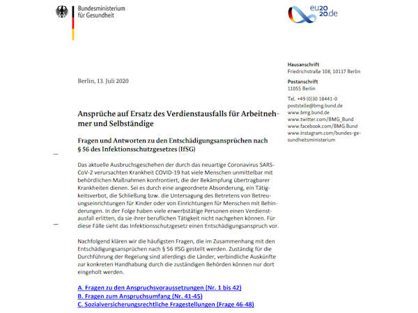 BRV Verdienstausfall