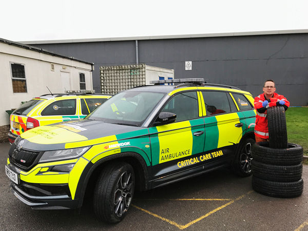 Hankook unterstützt britische Flugkrankenretter