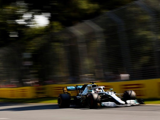 Lewis Hamilton Mercedes Australian GP Q3 tb