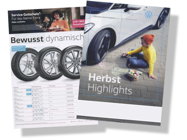 VW Werbeprospekt Herbst 2020