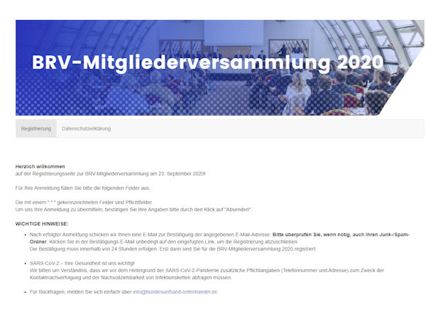 BRV Mitgliederversammlung