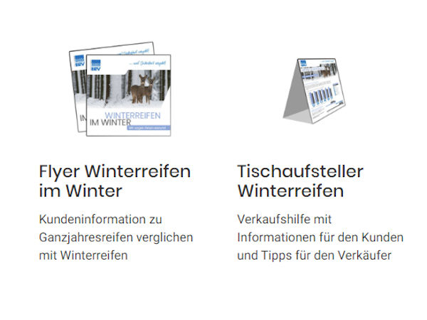 BRV Winterreifen im Winter klein