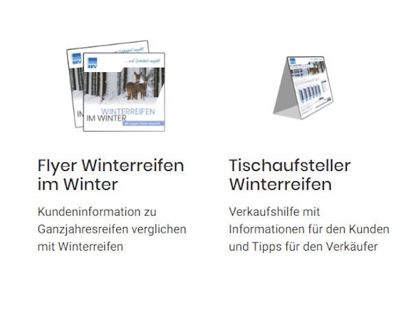 BRV Winterreifen im Winter klein