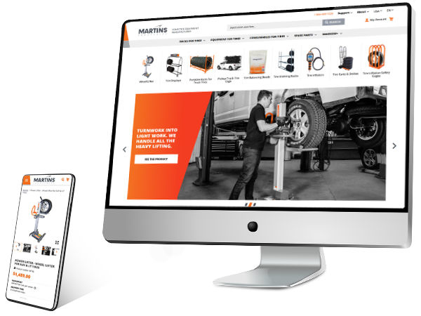 Martins Industries neuer Webshop